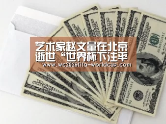 艺术家赵文量在北京逝世“世界杯下注平台”(图1) 世界杯下注平台
